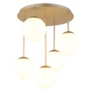 Globo 47441-5CH LED přisazené stropní svítidlo HARMON E14 | béžová