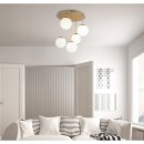 Globo 47441-5CH LED přisazené stropní svítidlo HARMON E14 | béžová