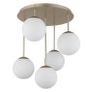 Globo 47441-5CH LED přisazené stropní svítidlo HARMON E14 | béžová