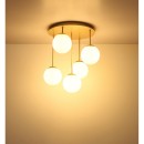 Globo 47441-5CH LED přisazené stropní svítidlo HARMON E14 | béžová