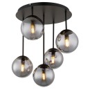 Globo 47441-5S LED přisazené stropní svítidlo HARMON E14 | černá