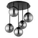 Globo 47441-5S LED přisazené stropní svítidlo HARMON E14 | černá