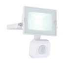 Globo 34247WS LED venkovní nástěnné svítidlo s pohybovým čidlem Helga I 1x10W | 950lm | 6000K | IP44 - bílá