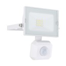 Globo 34247WS LED venkovní nástěnné svítidlo s pohybovým čidlem Helga I 1x10W | 950lm | 6000K | IP44 - bílá