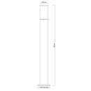 Globo 31732 zahradní sloupek Herri 1x15W | E27 LED | IP44 - antracit