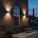 Ideal lux I313436 LED venkovní nástěnné svítidlo ATOM | 12W integrovaný LED zdroj | 1050lm | 3000K