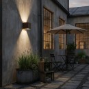 Ideal lux I313443 LED venkovní nástěnné svítidlo ATOM | 12W integrovaný LED zdroj | 1050lm | 3000K