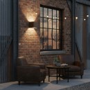 Ideal lux I313443 LED venkovní nástěnné svítidlo ATOM | 12W integrovaný LED zdroj | 1050lm | 3000K