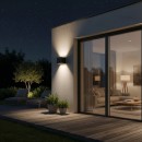 Ideal lux I313450 LED venkovní nástěnné svítidlo ATOM | 12W integrovaný LED zdroj | 1050lm | 3000K