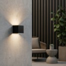 Ideal lux I313450 LED venkovní nástěnné svítidlo ATOM | 12W integrovaný LED zdroj | 1050lm | 3000K