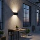 Ideal lux I328676 LED venkovní nástěnné svítidlo ATOM | 25W integrovaný LED zdroj | 2100lm | 3000K