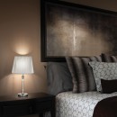 Ideal Lux 014975 stolní lampička Paris 1x60W | E27 - stříbrná