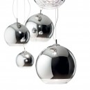 Ideal Lux 059655 LED venkovní nástěnné svítidlo Discovery 5x60W|E27|66 - šedé