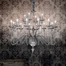 Ideal Lux 073149 závěsné stropní svítidlo Artu 16x40W | E14 - nikl