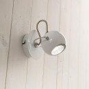 Ideal Lux 077888 nástěnné bodové svítidlo Lunare Bianco 1x28W|GU10 - bílé