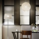 Ideal Lux 082448 stojací lampa Basket 1x60W|E27 - bílá