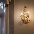 Ideal Lux 093703 nástěnné svítidlo Carmen 2x40W | E14 - stříbrná, zlatá