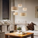 Ideal Lux 110868 závěsné stropní svítidlo Ekos 5x40W|G9 - bílá, krémová