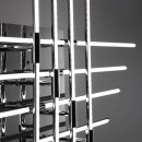 Ideal Lux 114750 LED nástěnné svítidlo Cross 1x28,8W | 1500lm | 3000K - chrom