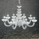 Ideal Lux 132129 závěsné stropní svítidlo Praga 6x40W|E14 - bílé