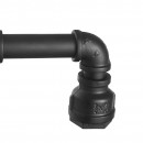 Ideal Lux 136738 závěsné stropní svítidlo Plumber 5x60W|E27 - černé