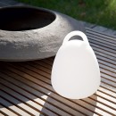 Ideal Lux 138893 venkovní přenosné svítidlo Campana 1x2,5W | 70lm | 4000K | RGB | IP65 - bílá