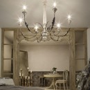 Ideal Lux 166483 závěsné stropní svítidlo Volterra 6x40W|E14