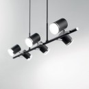 Ideal Lux 179612 LED závěsné stropní svítidlo Shots 6x30W | 2400lm | 3000K