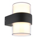 Globo 34317 LED nástěnné svítidlo IGNACIO | 10W integrovaný LED zdroj | 980lm | 3000K | antracit
