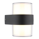 Globo 34317 LED nástěnné svítidlo IGNACIO | 10W integrovaný LED zdroj | 980lm | 3000K | antracit