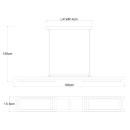 Globo 67266H LED závěsné stropní svítidlo Illa 1x30W | 1000lm | 3000K - opál, hnědá, černá