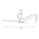 Immax NEO LITE 07281L LED ventilátor s osvětlením BEAUTY integrovaný LED zdroj