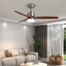 Immax NEO LITE 07165-S LED ventilátor s osvětlením ELEGANTE | 18W integrovaný LED zdroj | 1500lm | 3000-6000K