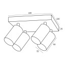 Immax NEO  07267Z LED bodové stropní svítidlo PUNTO | 4,8W integrovaný LED zdroj