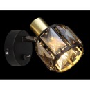 Globo 54357-1B nástěnné svítidlo Indiana 1x40W | E14 - černá, zlatá