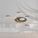 Globo GLB48466-70 LED přisazené stropní svítidlo INVERTINA  | 70W integrovaný LED zdroj | 4747lm | 2700-6500K