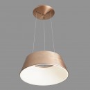 Italux 5356-840RP-GB-3 LED závěsné stropní svítidlo Lunga1x40W | 2200lm | 3000K - zlatohnědá, bílá