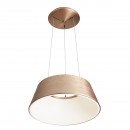 Italux 5356-840RP-GB-3 LED závěsné stropní svítidlo Lunga1x40W | 2200lm | 3000K - zlatohnědá, bílá