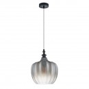 Italux PND-8014-1A-SM závěsné stropní svítidlo Sabres 1x60W | E27 - matná černá, šedá