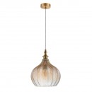 Italux PND-8014-1B-CNSH závěsné stropní svítidlo Sabres 1x60W | E27 - mosaz, champagne
