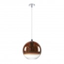 Italux PND-8332-250-CP závěsné stropní svítidlo Namelo 1x60W | E27 - matná černá, měďěná