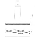 Globo JULIET 67348H LED závěsné stropní svítidlo | 35W LED | 1560lm | 3200K