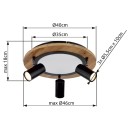 Globo GLB67307D LED přisazené stropní svítidlo KASSU  | 15W integrovaný LED zdroj | 1300lm | 3000K