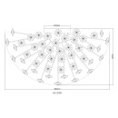 Globo KATRINA 64135D1 LED přisazené stropní svítidlo G9 | 350lm | 3000K