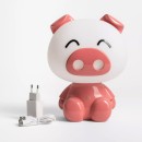 Zuma Line KDR-603B-PK LED stolní lampička Piggy | 3W integrovaný LED zdroj | 40000K