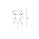 Zuma Line KDR-603B-PE LED stolní lampička Piggy | 3W integrovaný LED zdroj | 40000K