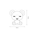 Zuma Line KDR-611-GR LED stolní lampička KOALA | 3W integrovaný LED zdroj | 40000K