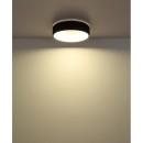 Globo 15924DS LED přisazené stropní svítidlo KEMP  | 45W integrovaný LED zdroj | 1600lm | 2700/4000/6000K | černá
