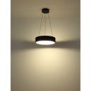 Globo 15924S LED závěsné stropní svítidlo KEMP  | 45W integrovaný LED zdroj | 1600lm | 2700/4000/6000K | černá
