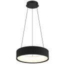 Globo 15924S LED závěsné stropní svítidlo KEMP  | 45W integrovaný LED zdroj | 1600lm | 2700/4000/6000K | černá